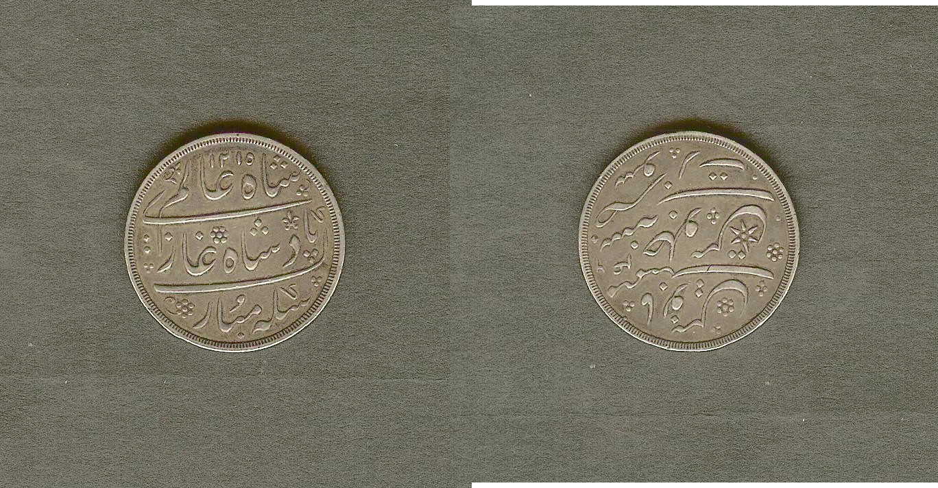 BRITISH INDIA - Bombay  Rupee Shah Alam II - Fixed date 1215AH E